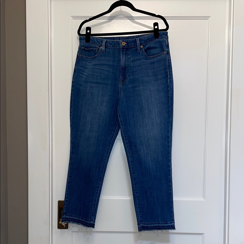 Talbots High-Waist Straight Ankle Jeans